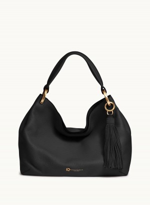 Black Donna Karan Glenwood Shoulder Bag | Canada_DK89844