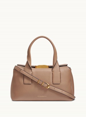 Brown Donna Karan Amagansett Satchel | Canada_DK75258