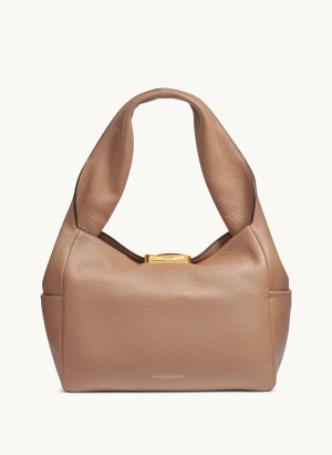 Brown Donna Karan Amagansett Shoulder Bag | Canada_DK12474