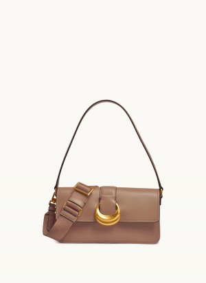 Brown Donna Karan Valley Stream Shoulder Bag | Canada_DK17270