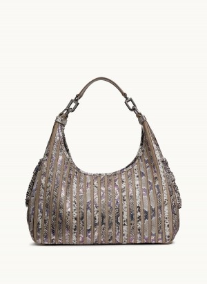 Multicolor Donna Karan Bellerose Hobo Bag | Canada_DK67072