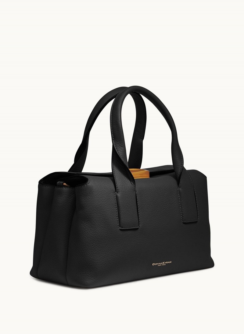 Black Donna Karan Amagansett Satchel | Canada_DK17361