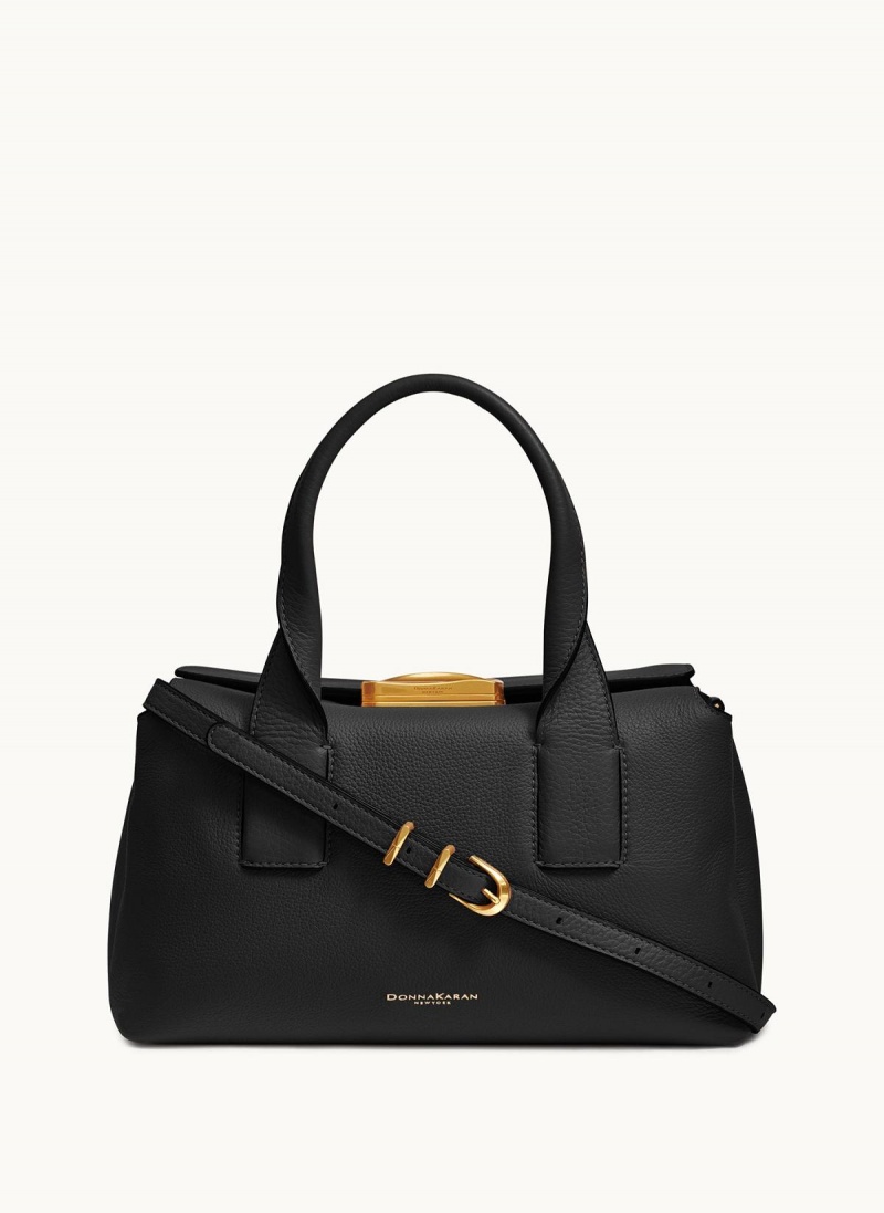 Black Donna Karan Amagansett Satchel | Canada_DK17361