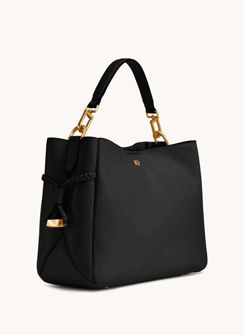 Black Donna Karan Bellerose Satchel | Canada_DK33932