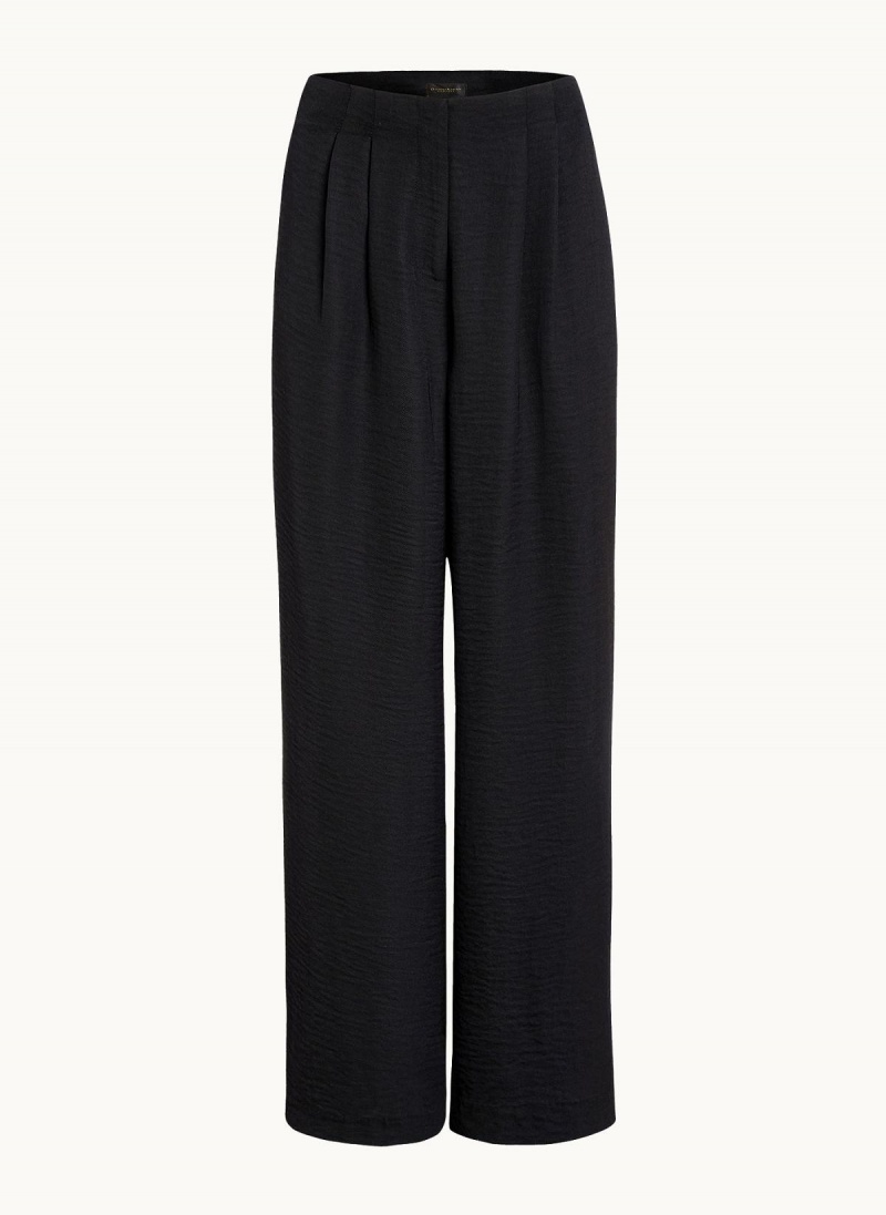 Black Donna Karan High Waisted Pants | Canada_DK73483