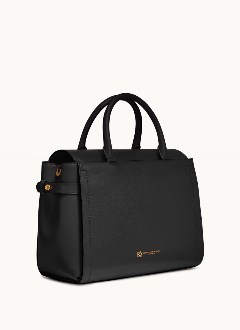 Black Donna Karan Roslyn Satchel | Canada_DK69120