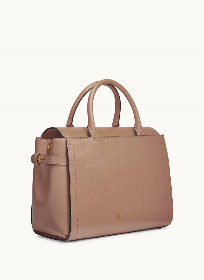 Brown Donna Karan Roslyn Satchel | Canada_DK43956