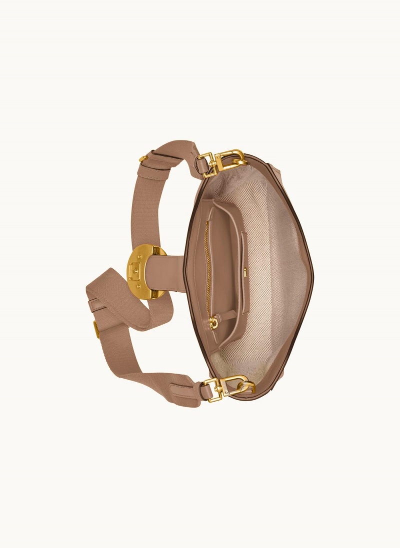 Brown Donna Karan Valley Stream Crossbody Bag | Canada_DK22388