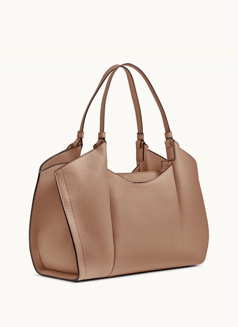 Brown Donna Karan Wainscott Tote Bag | Canada_DK10822