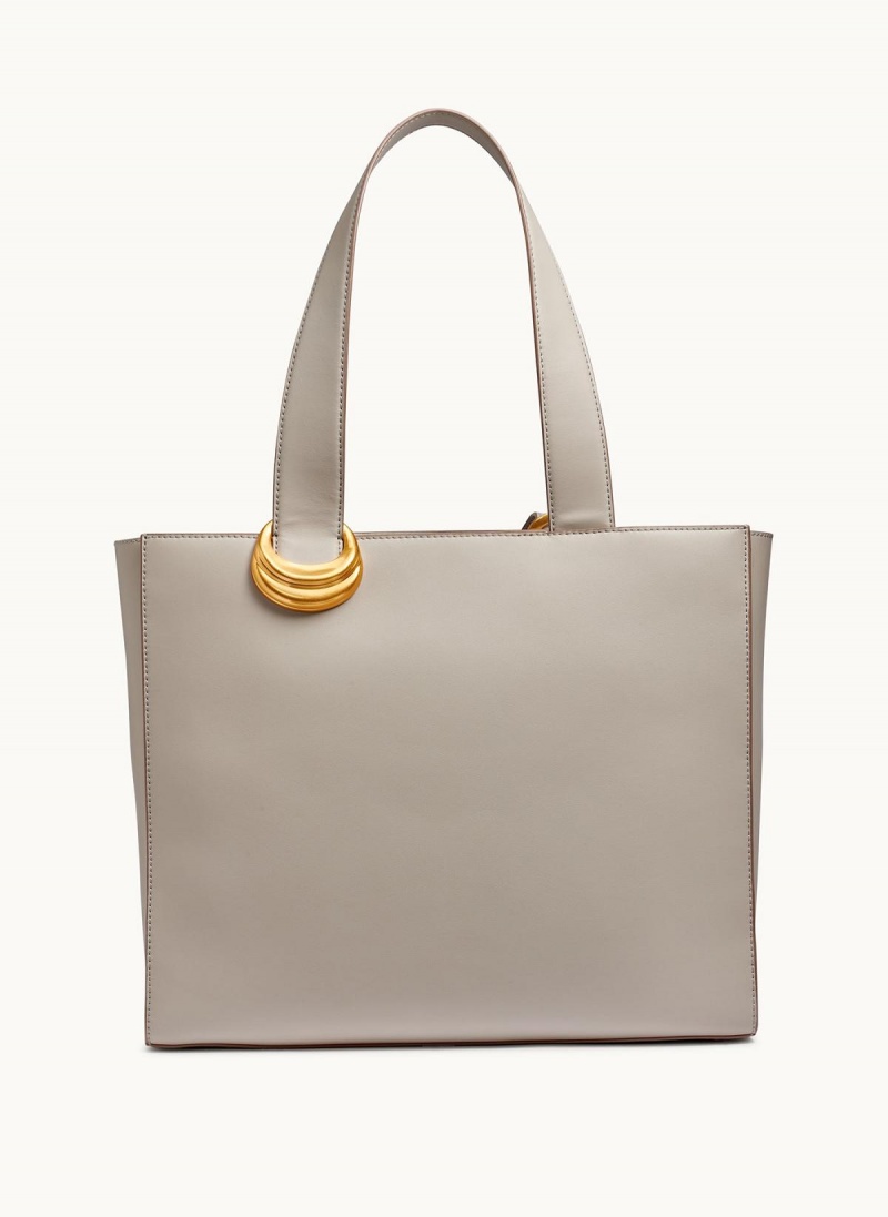 Cream Donna Karan Hewlett Tote Bag | Canada_DK12456