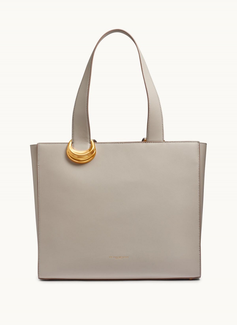 Cream Donna Karan Hewlett Tote Bag | Canada_DK12456