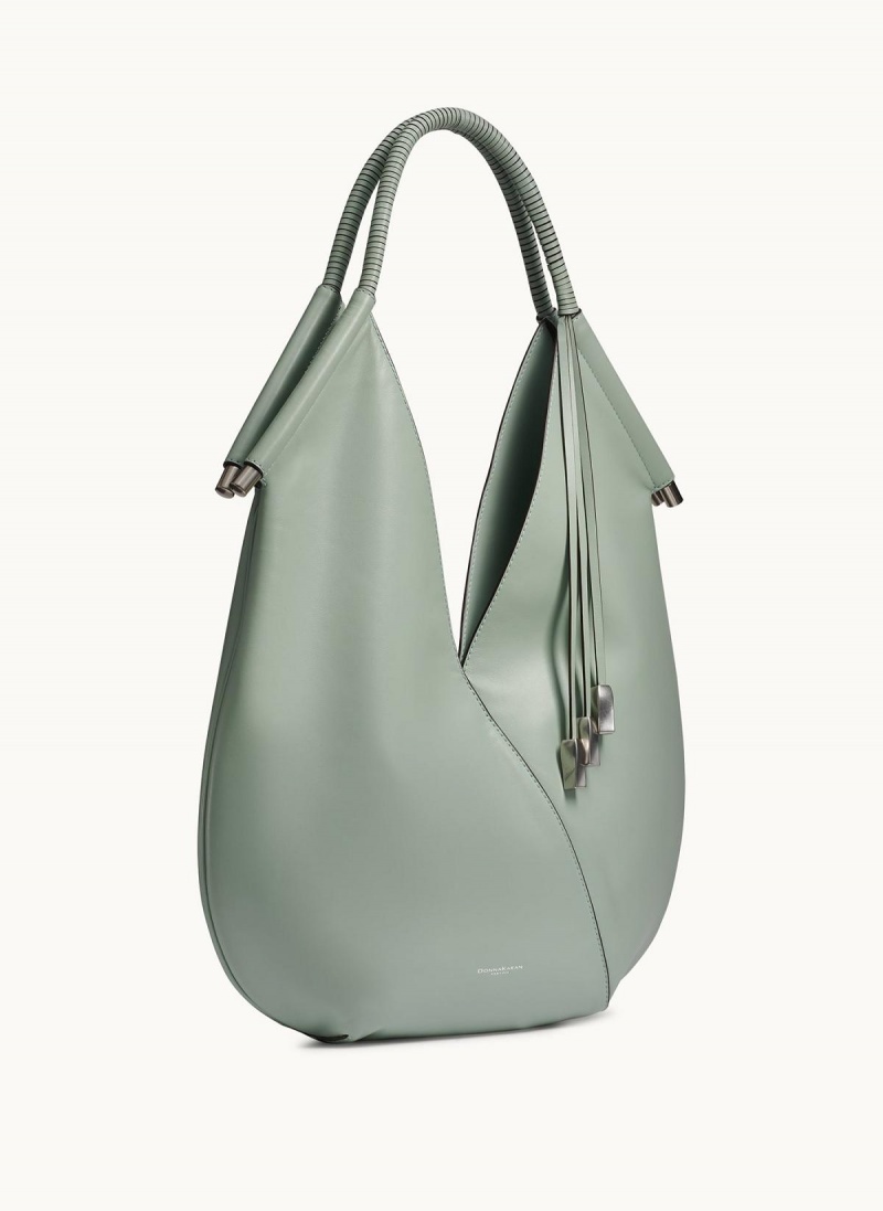 Green Donna Karan Baldwin Large Shoulder Bag | Canada_DK87410