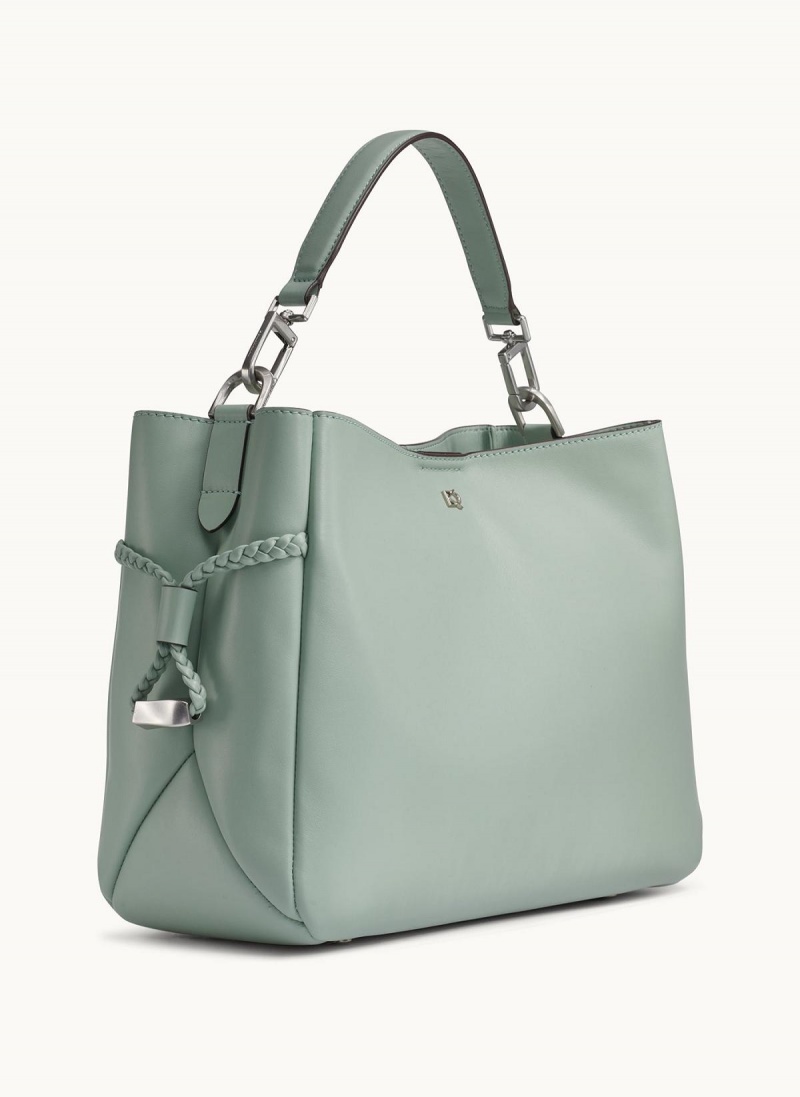 Light Green Donna Karan Bellerose Satchel | Canada_DK28562