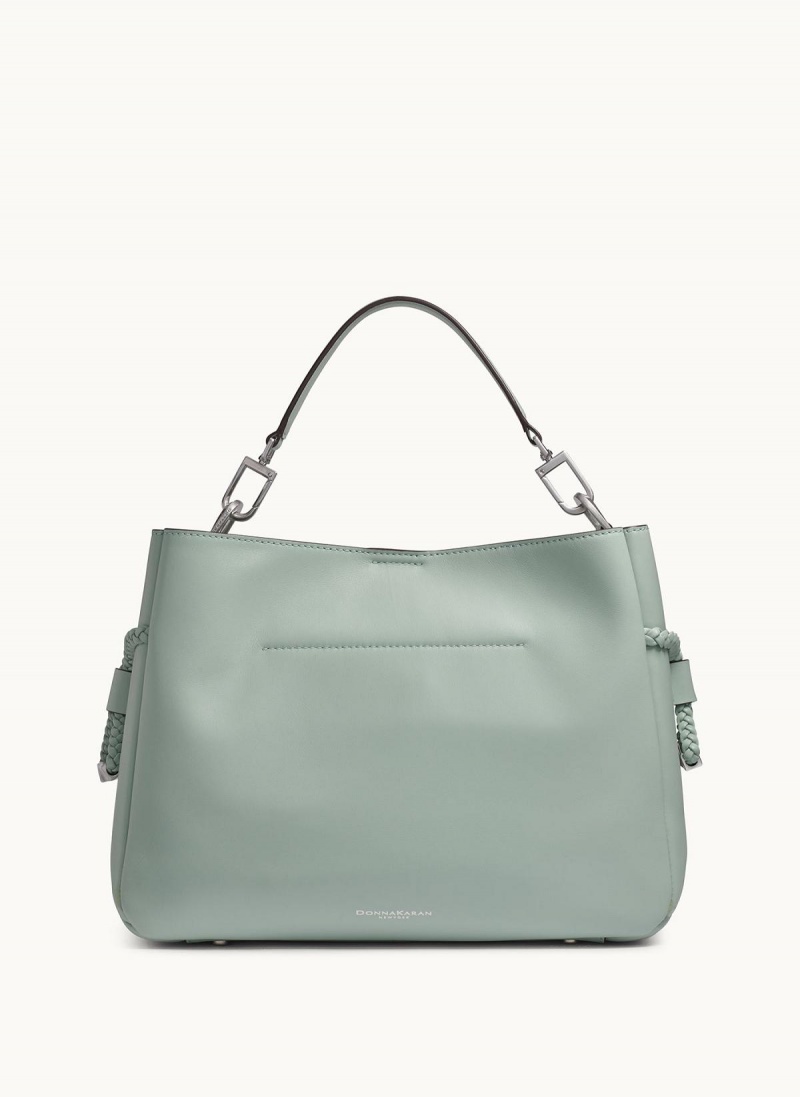 Light Green Donna Karan Bellerose Satchel | Canada_DK28562