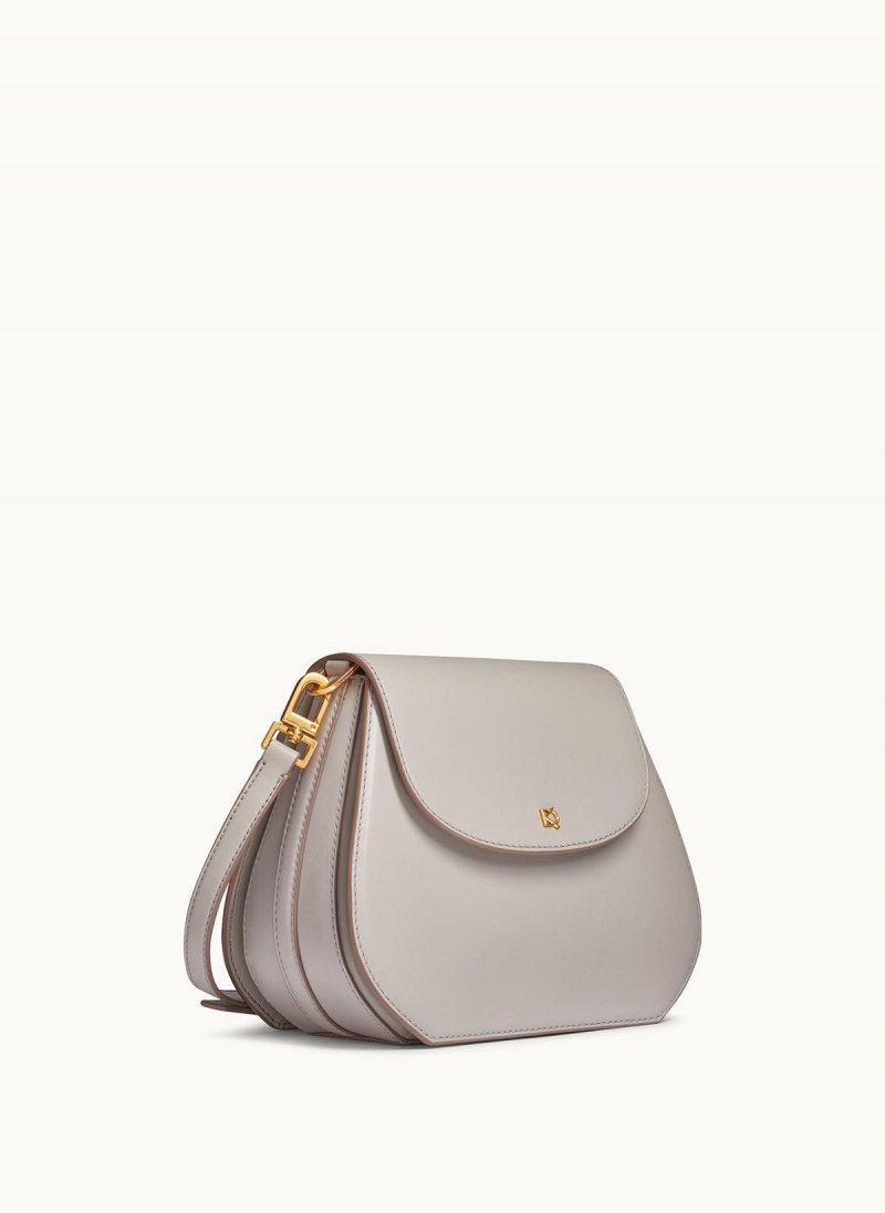 White Donna Karan Bellerose Crossbody Bag | Canada_DK24498