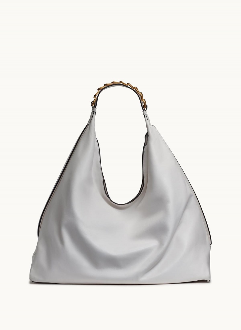 White Donna Karan Bellmore Xl Hobo Bag | Canada_DK34263