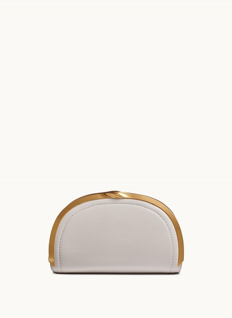 White Donna Karan Lawrence Clutch Satchel | Canada_DK30556