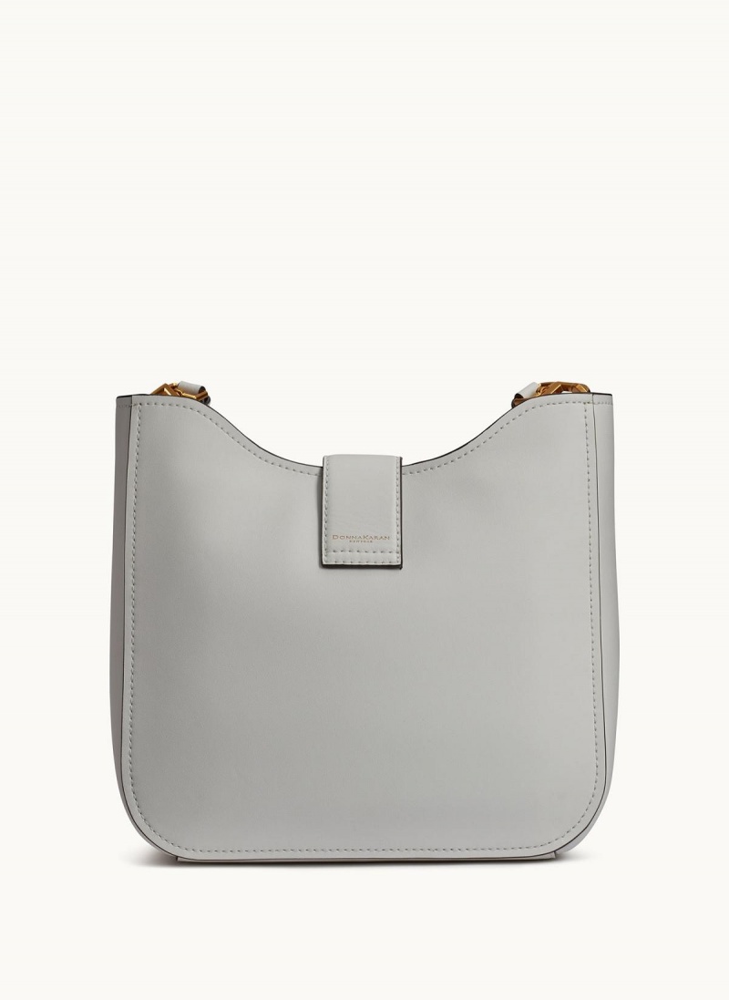 White Donna Karan Valley Stream Crossbody Bag | Canada_DK98944