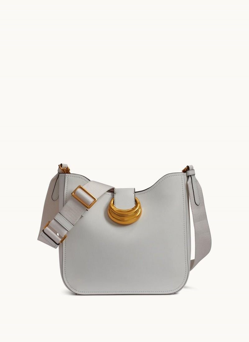 White Donna Karan Valley Stream Crossbody Bag | Canada_DK98944