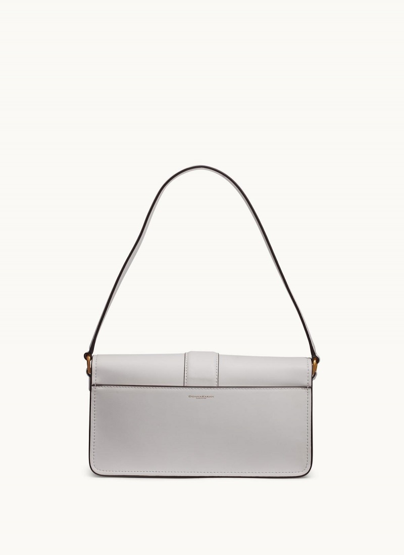 White Donna Karan Valley Stream Shoulder Bag | Canada_DK32353