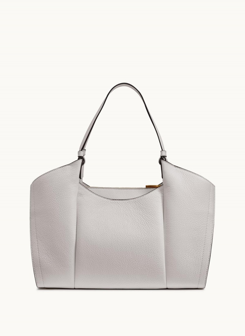 White Donna Karan Wainscott Tote Bag | Canada_DK23733